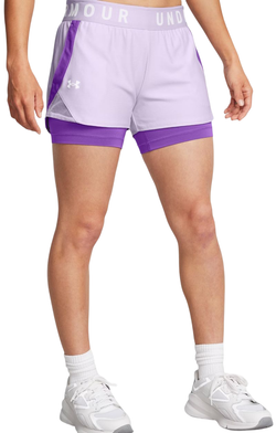 Женские Шорты теннисные Under Armour Play Up 2in1 - Фиолетовый
