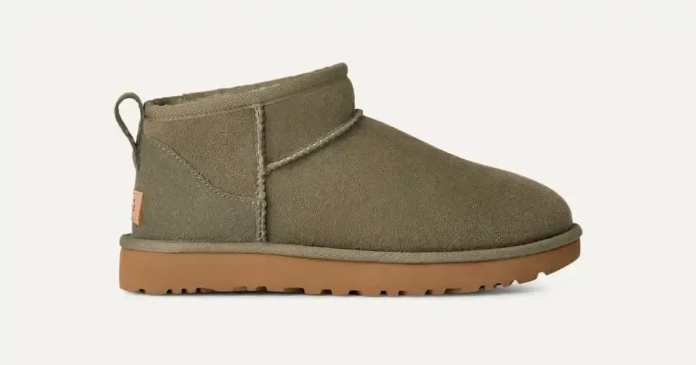 UGG Угги Classic Ultra Mini, зеленый