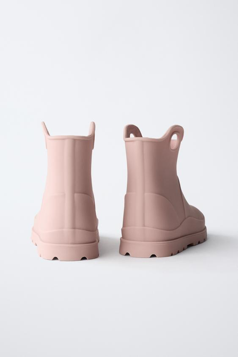 ZARA РЕЗИНОВЫЕ САПОГИ, РОЗОВЫЙ