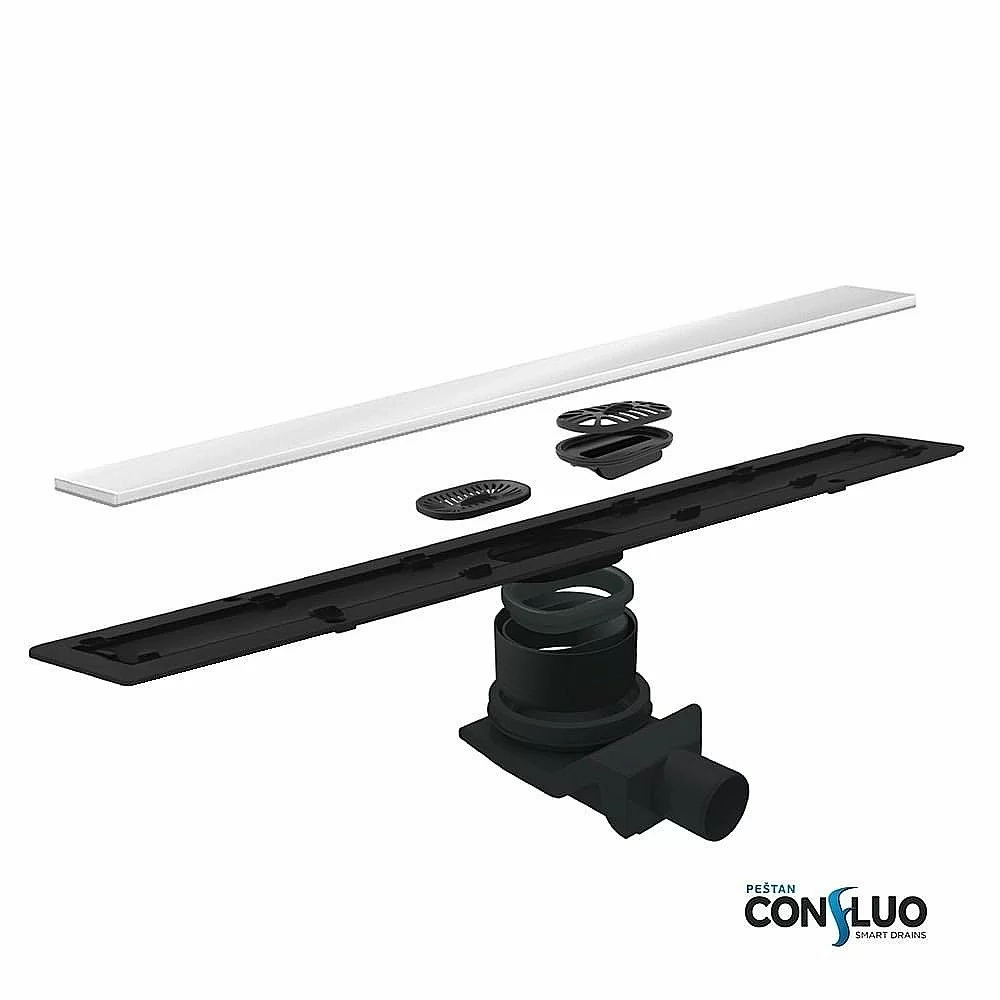 Душевой трап Pestan Confluo Frameless Line White Glass 950