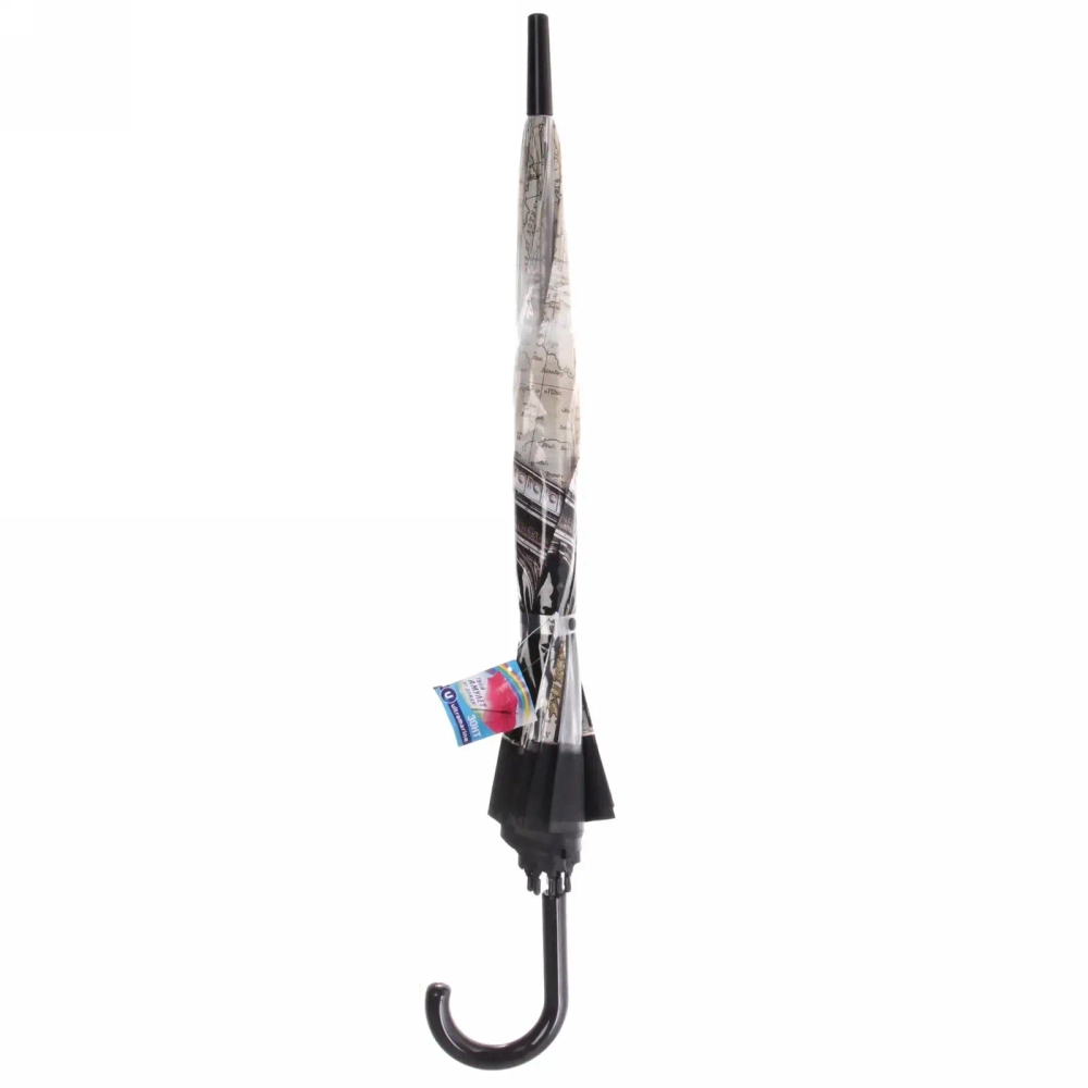 Зонт-трость женский купол «Сити», 8 спиц, микс 4 цвета, d-80см, длина в слож. виде 82см