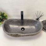 Раковина из речного камня RS63505 (70*35*15) 0124