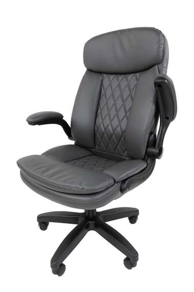 Офисное кресло Chairman 533 Россия экокожа серый