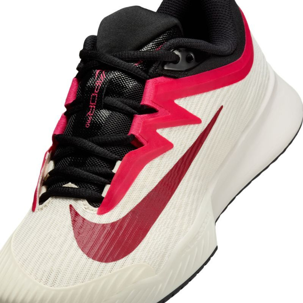 Женские Кроссовки теннисные Nike Zoom Vapor Pro 3 HC - pale ivory/rush pink/sail/team red