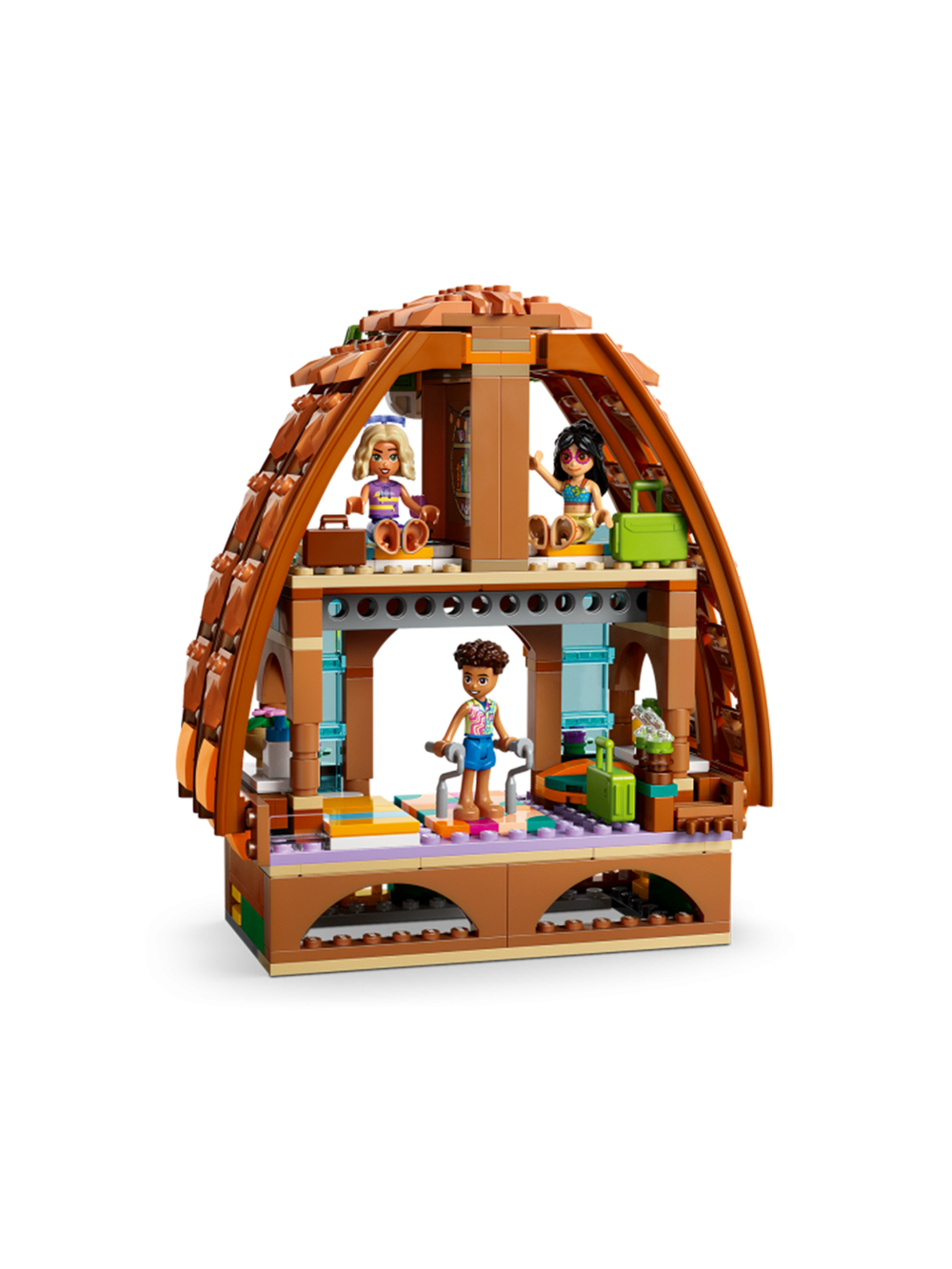 LEGO Friends Пляжный курорт, конструктор отель на пляже, дом у моря с бассейном, набор с минифигурками, оригинал ЛЕГО 42673