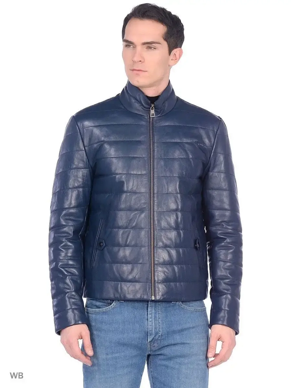 Кожаная куртка мужская демисезонная