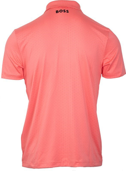 Теннисное поло BOSS Paddytech Degrad_-Jacquard Polo Shirt - open red