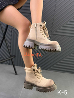 Ботинки нат. кожа по 6 пар (36-40)р./ K-5