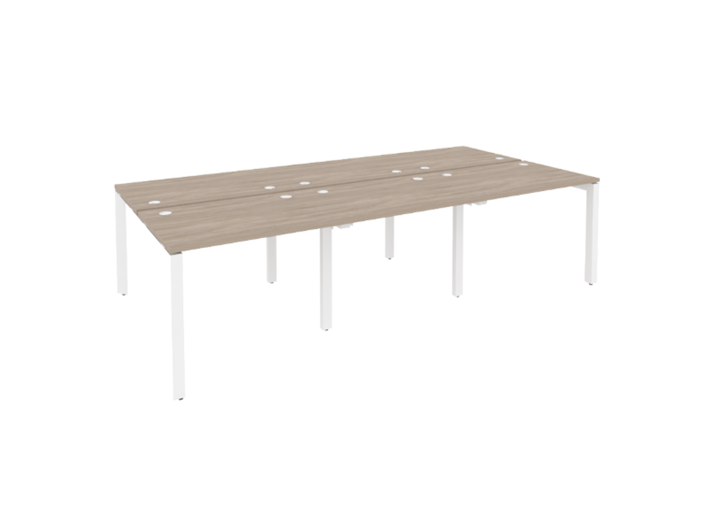 Рабочая станция на П-образном металлическом каркасе 6 мест 1635 Onix