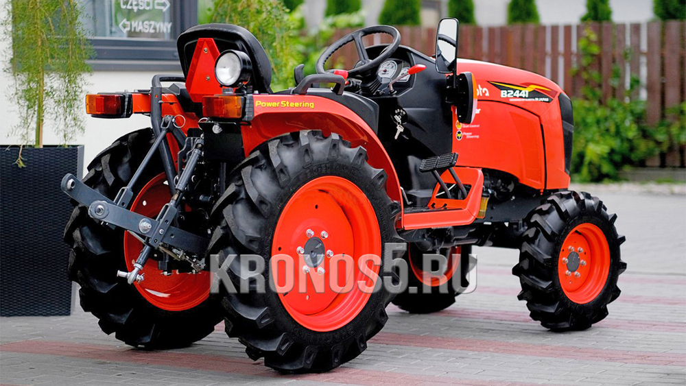Трактор Kubota | Кубота B2441 9+3 (Kubota India) STD agri 7.00-12 / 8.3-20 (с ПСМ)