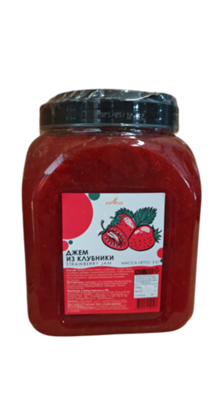 Джем клубника  (вес 3кг)