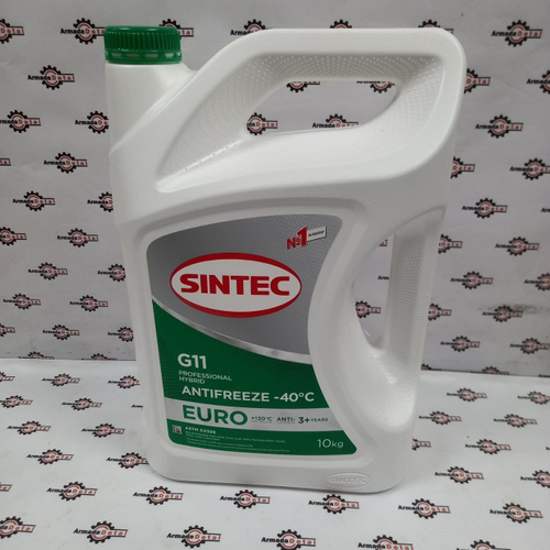Антифриз Синтек Euro/G11 green - 40 | 25234 | 10 кг