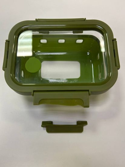 Контейнер для запекания, хранения и переноски продуктов Smart Solutions, 370 мл, зеленый (уценка)