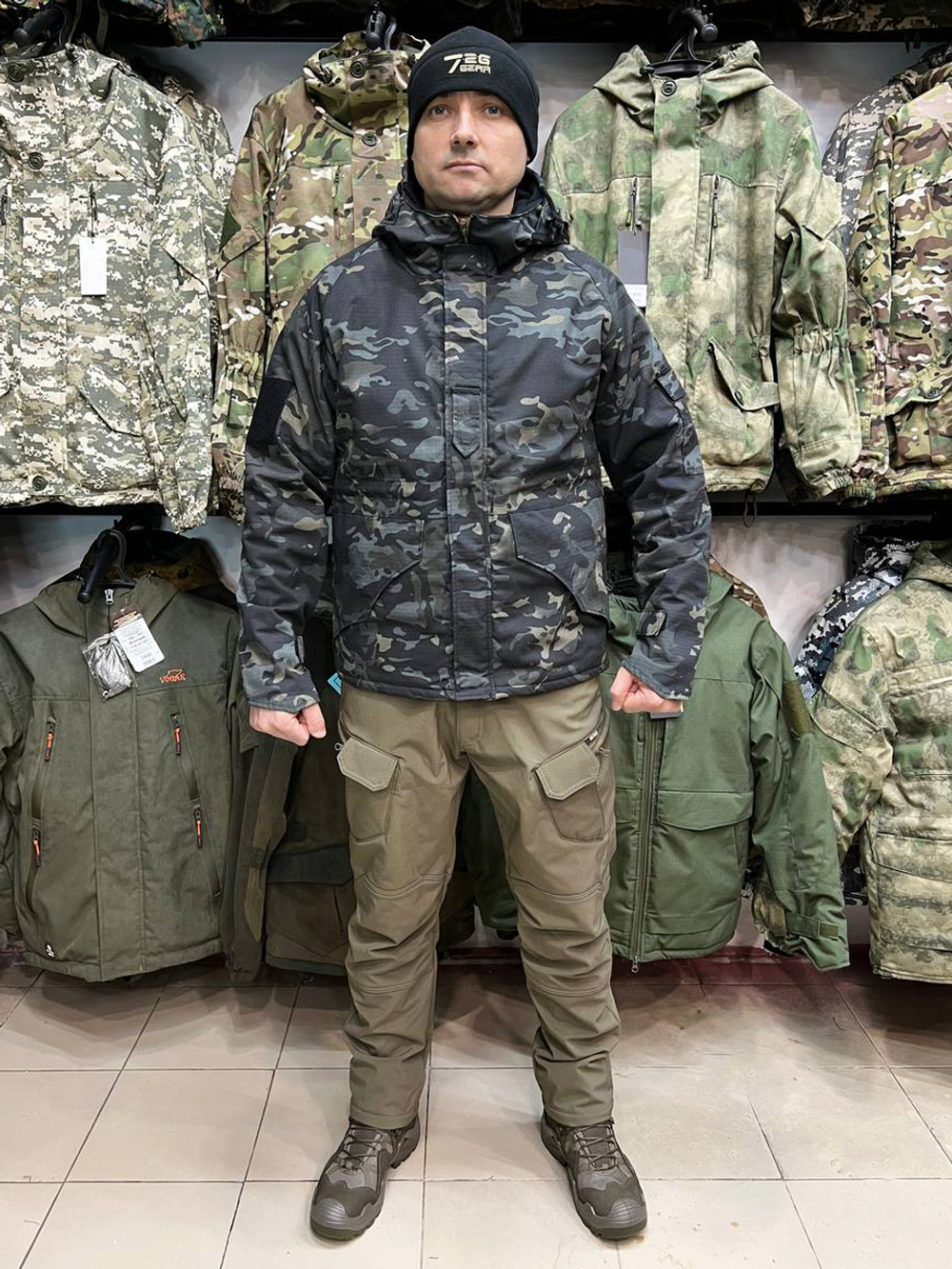 Куртка Han-Wild RipStop Черный Мультикам