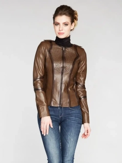 Куртка женская из натуральной кожи