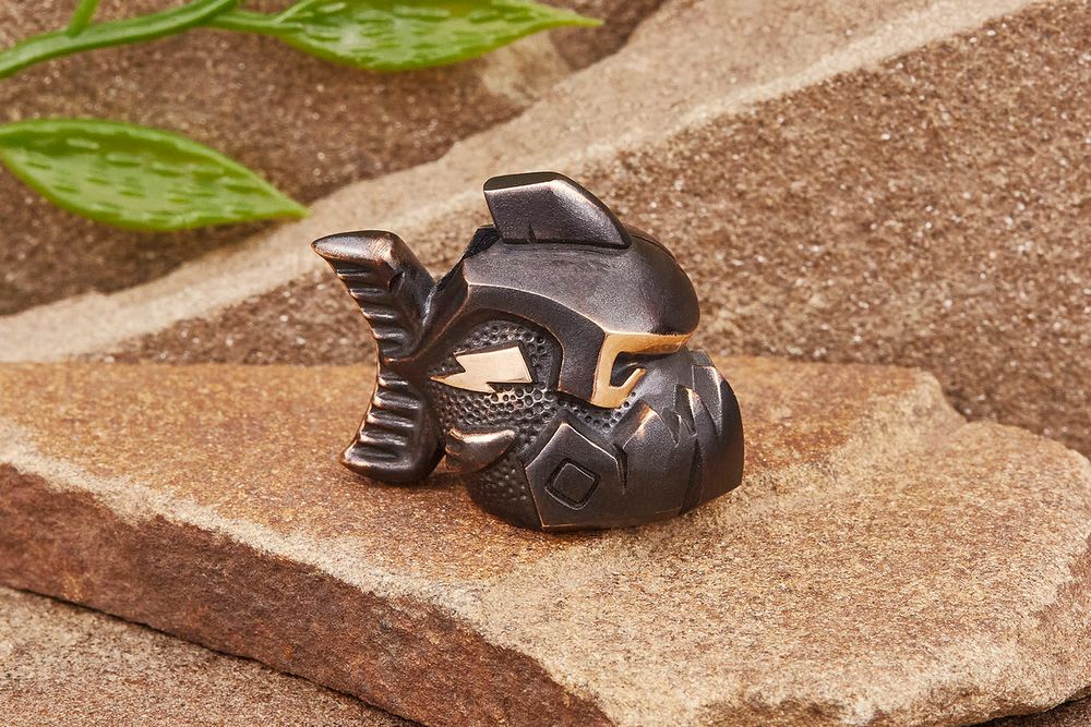 Бусина для темляка Пиранька (бронза) от мастерской Братьев Пешковых