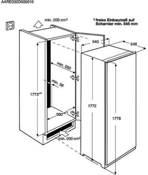 Встраиваемый холодильник Zanussi ZBA 30455