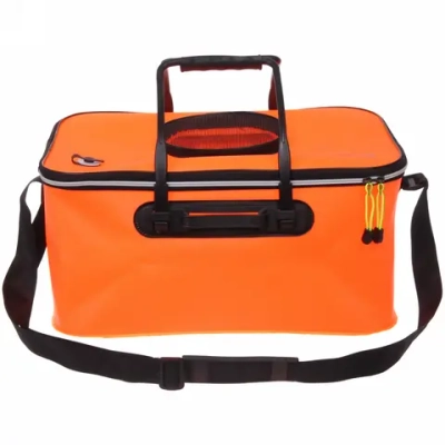 Ведро складное туристическое с крышкой 35л 25*50*28см