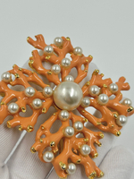 Брошь-кулон Кораллы Kenneth Jay Lane