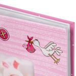 Фотоальбом BRAUBERG "It's a girl" на 200 фото 10х15 см, твердая обложка, бумажные страницы, бокс, розовый, 391145