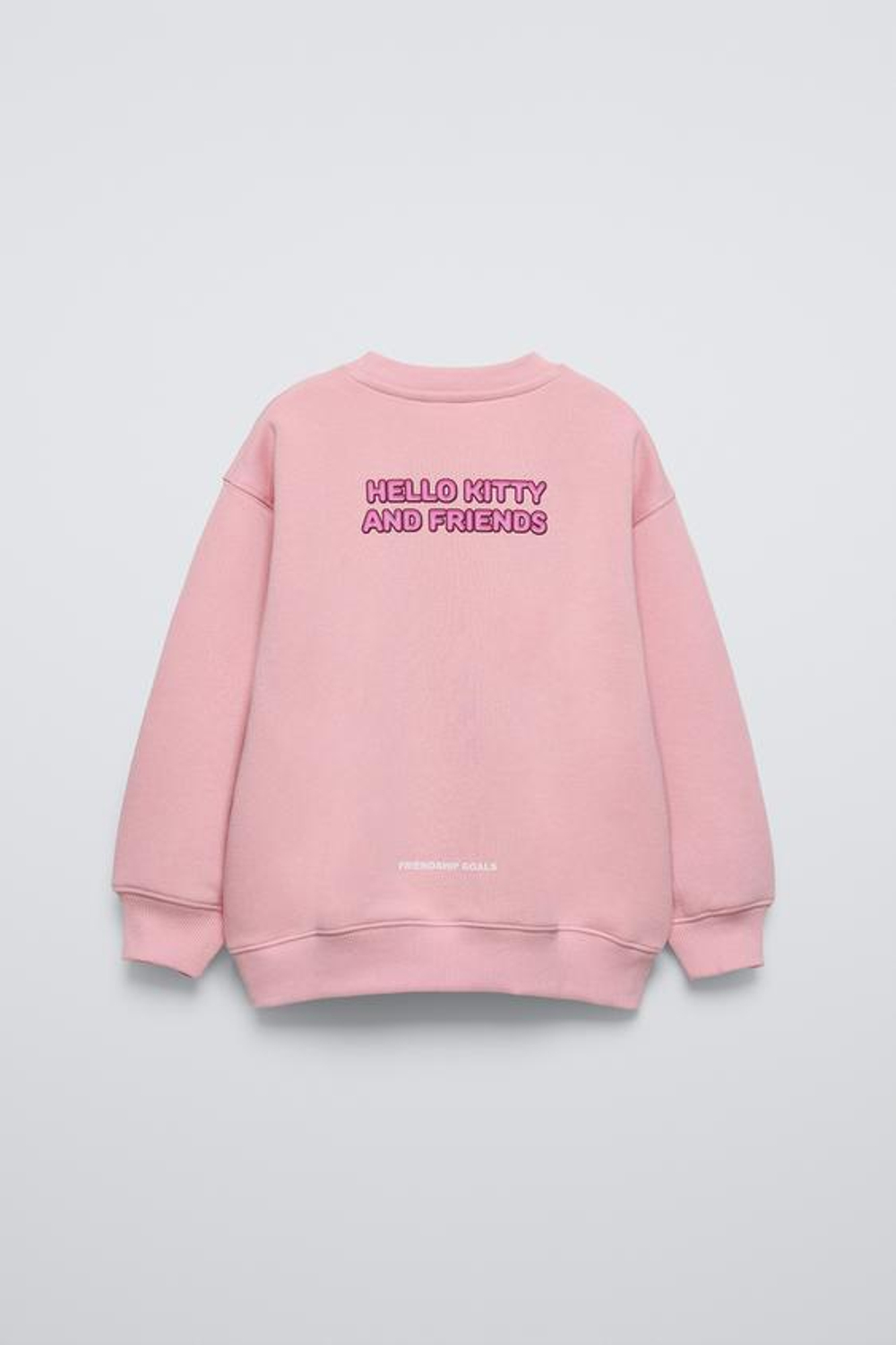 ZARA ТОЛСТОВКА HELLO KITTY AND FRIENDS ©, РОЗОВЫЙ