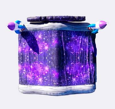 Надувной дартс «Космос» на подкачке, диаметр 2 м, размер 4×4,3×4 м