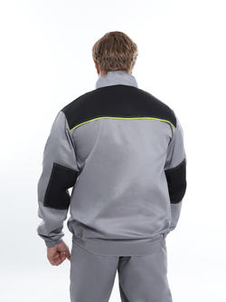 Костюм Nerss «Практик», куртка + полукомбинезон. Серый с черным