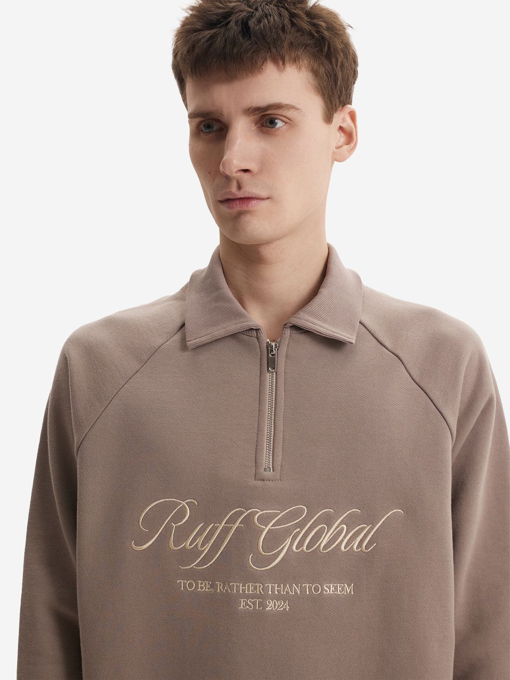 Толстовка Ruff Global Halfzip Sport Jacket Powder