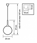 Подвесной светильник Lightstar Globo 813033