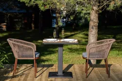 "Каффе" обеденная группа на 2 персоны, цвет "дуб"