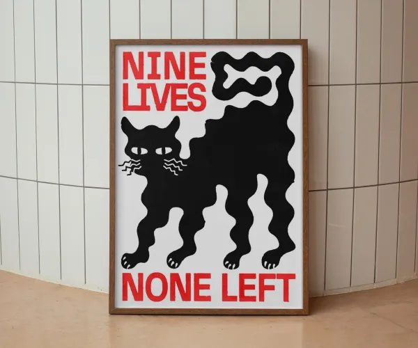 Постер на холсте Nine Lives