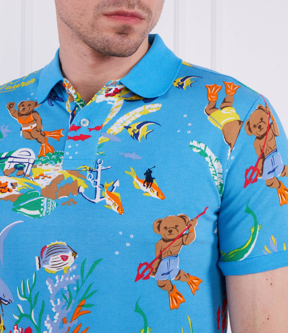 Поло POLO RALPH LAUREN - голубой(710900512)