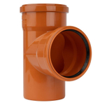 Тройник наружный канализационный 110х110 мм 87,5°