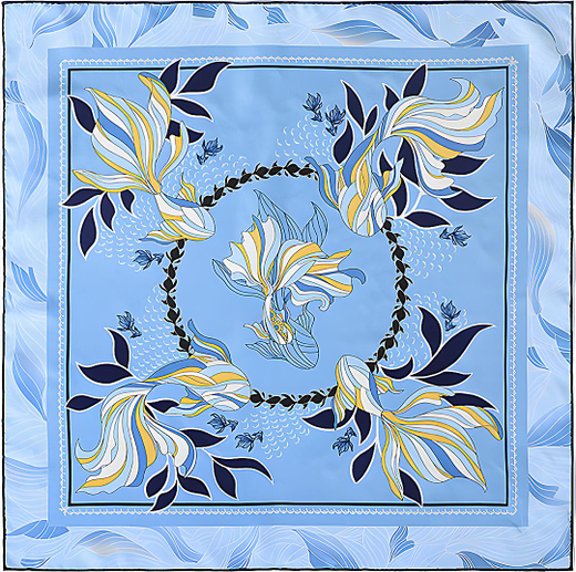 Платок двойной печати 64x64 см AV-BSD1035230103