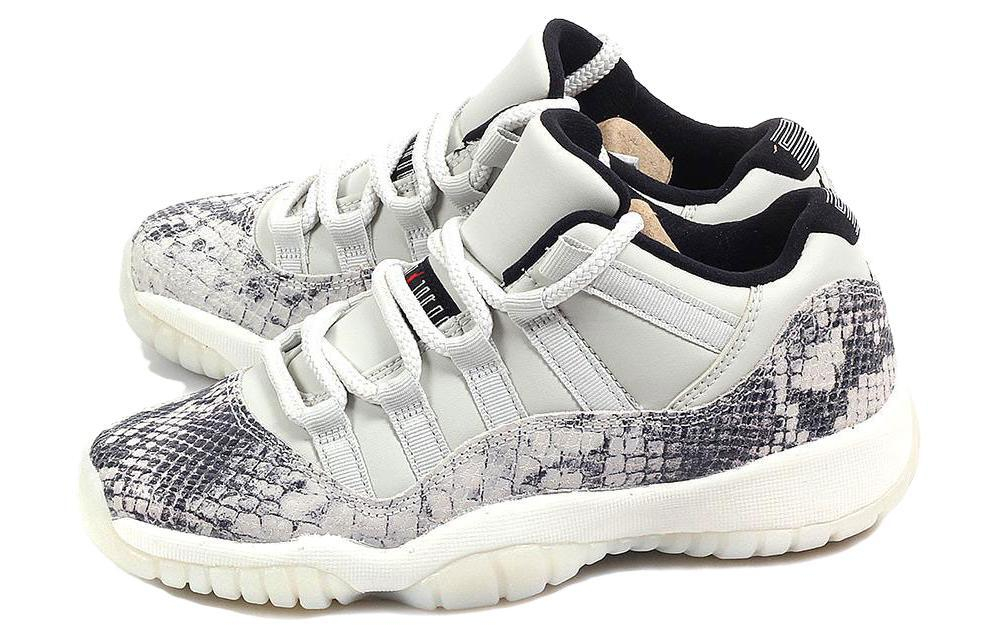 Кроссовки Jordan Air Jordan 11 Low Snakeskin Light Bone (Женская размерная сетка)