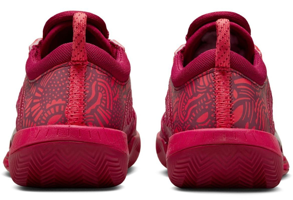 Женские Кроссовки теннисные Nike Zoom Court NXT Clay - noble red/white/ember glow