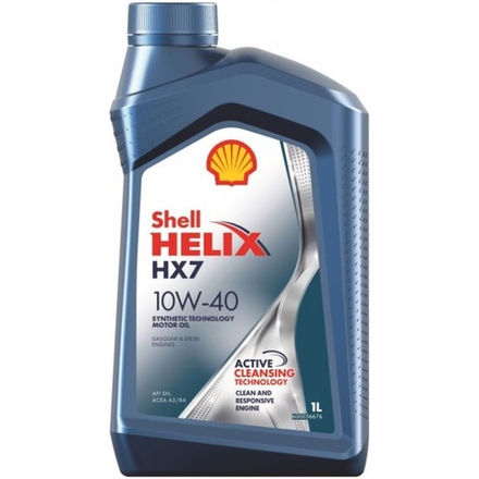 Моторное масло Shell HX7 10w40 1л полусинтетика
