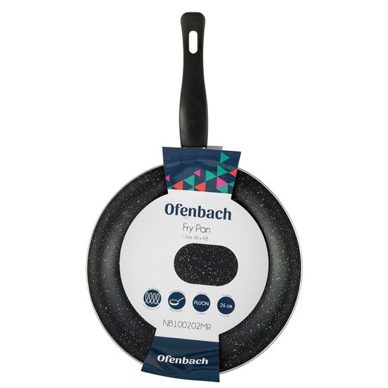 Сковорода 26 см. из алюминия Ofenbach NB 101202MR с мраморным антипригарным покрытием