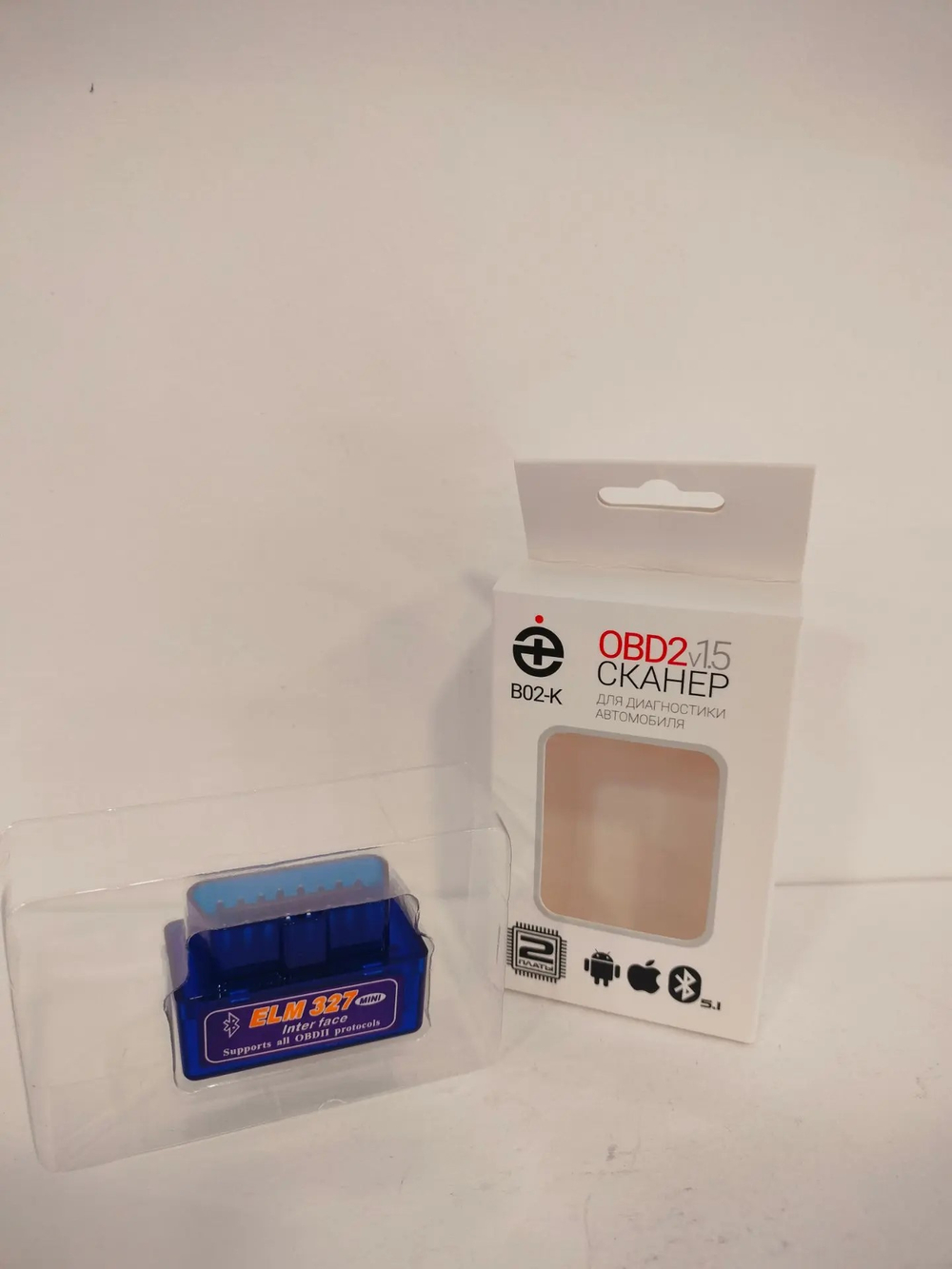 BO2-K / Сканер OBD B02-K (OBD2, V1.5, Bluetooth)
