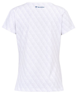 Женская теннисная футболка Tecnifibre Women Graphic Stretch - размер L