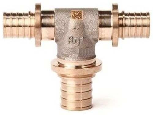 Тройник Рехау RX+ 20-25-20 с увеличенным боковым проходом бронза (арт. 14571043001)