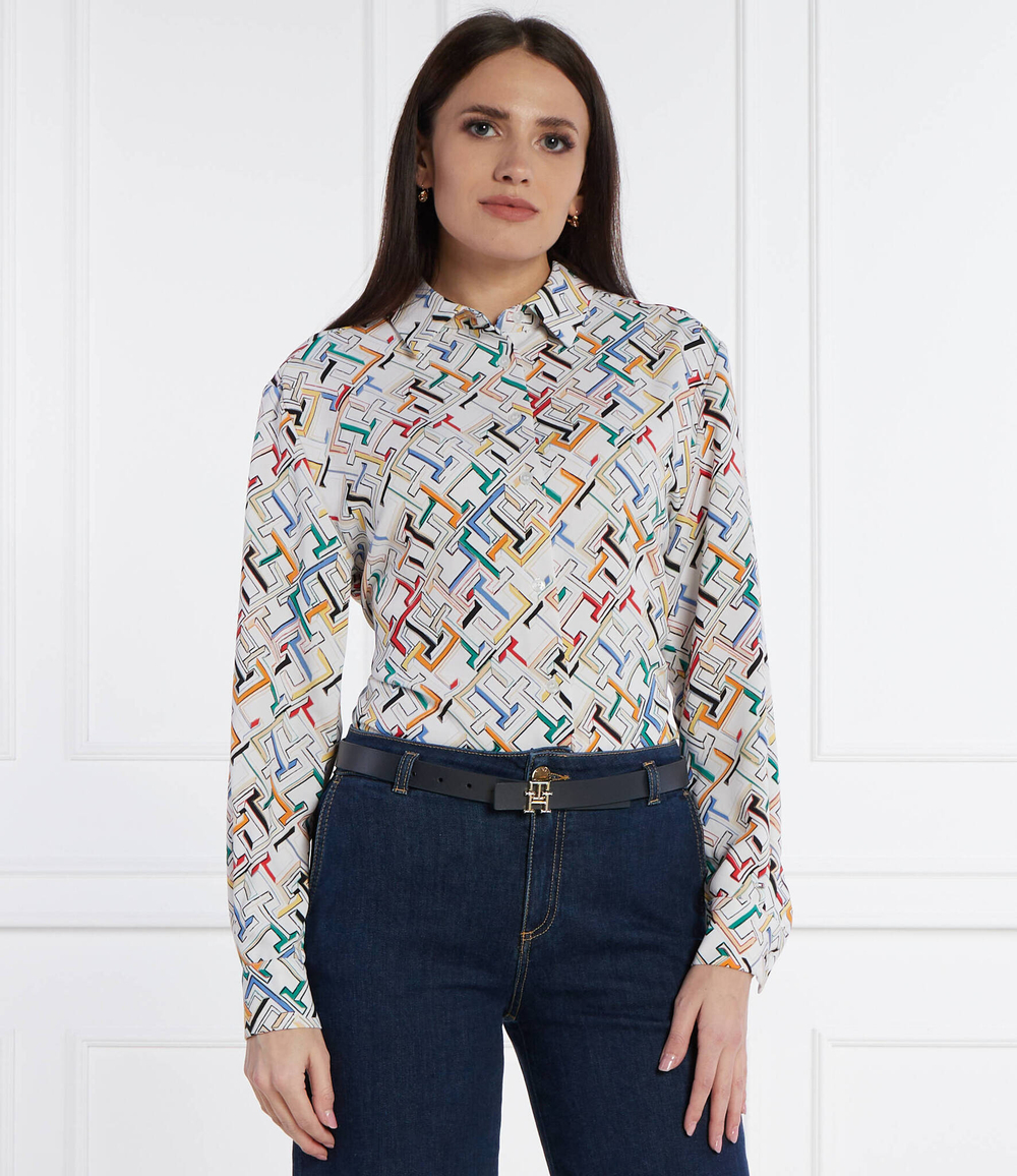 Рубашка AMD FLUID Tommy Hilfiger - разноцветная(WW0WW41850)