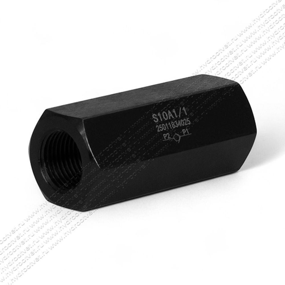 S10A1/1 - Обратный клапан трубного монтажа Ду10, G1/2 с давлением открытия 0,5 бар S10A1/1 - Обратный клапан трубного монтажа Ду10, G1/2 с давлением открытия 0,5 бар