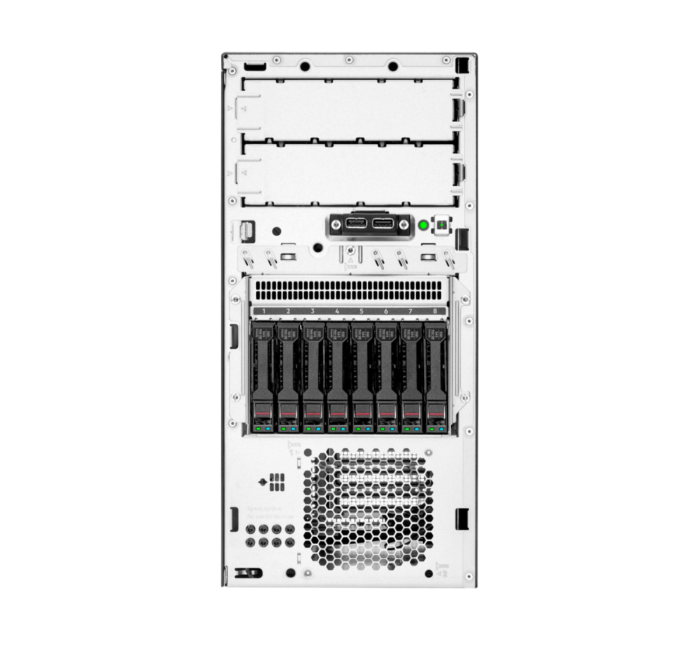 Башенный сервер - HP Enterprise ProLiant ML30  Gen10 Plus, 4U Башня, 8x 2.5“, 1x Xeon[E-2314] 4 Cores, 16Gb, P44722-001