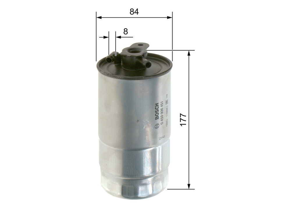 BOSCH - 0450906451-BOC - Fuel Filter