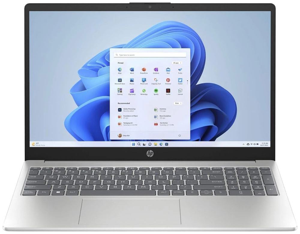 Ноутбук HP 15-fc0196nia, 15.6'' FHD (D01R2EA) серебристый в регионах России