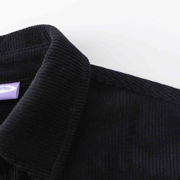 Рубашка Velvet Button черная - фото 13