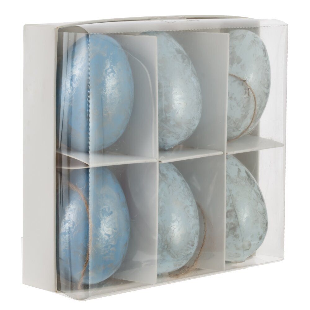 GAEM Набор из 6-ти изделий декоративных подвесных "Яйцо" (4*6,5), L14 W12,5 H4,5 см