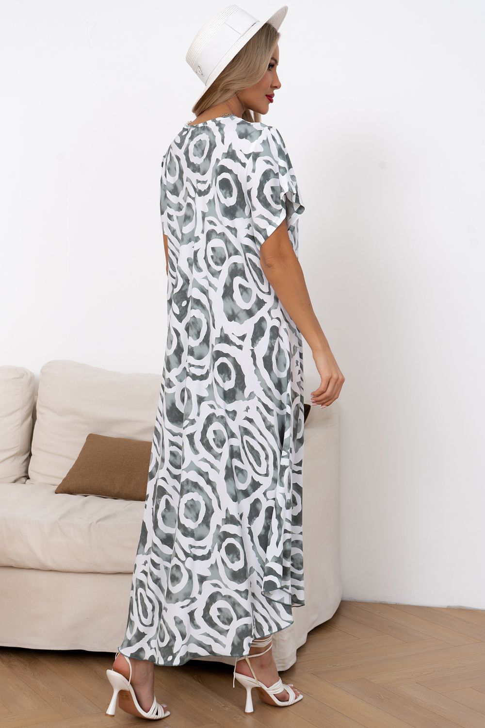 Платье Магия лета (полынь/белый) Р11-867/36 Nikol