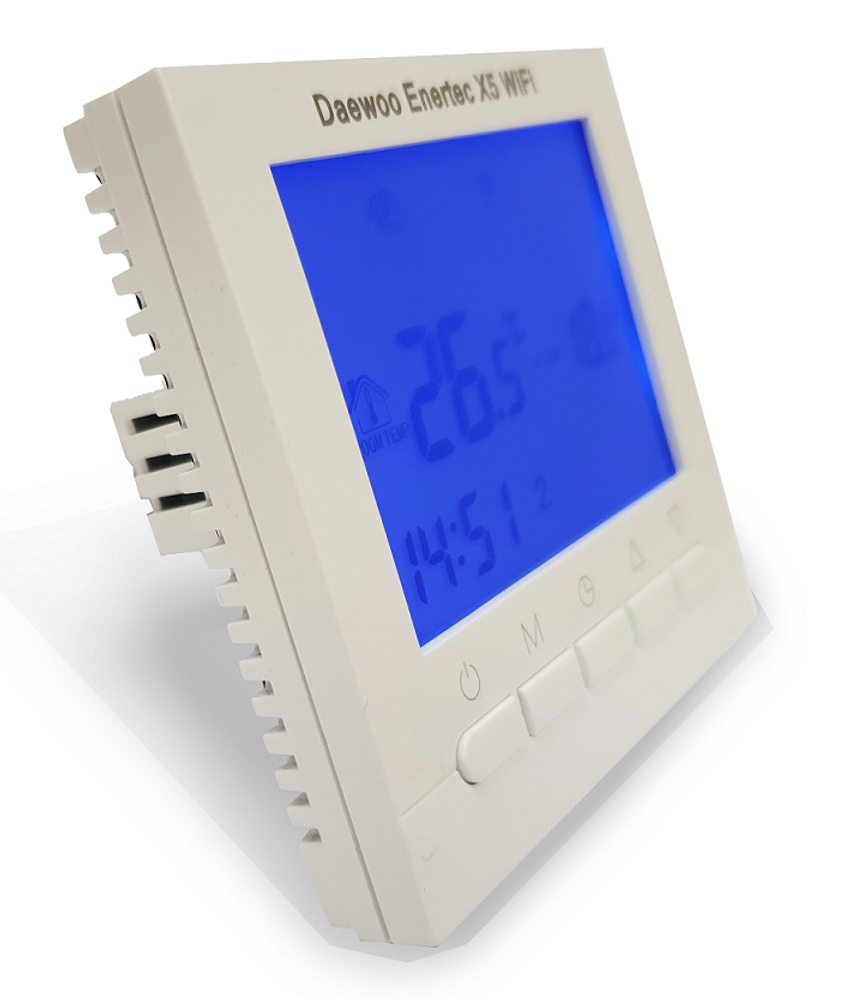 Программируемый терморегулятор Daewoo Enertec X5 WHITE (Wi-Fi)